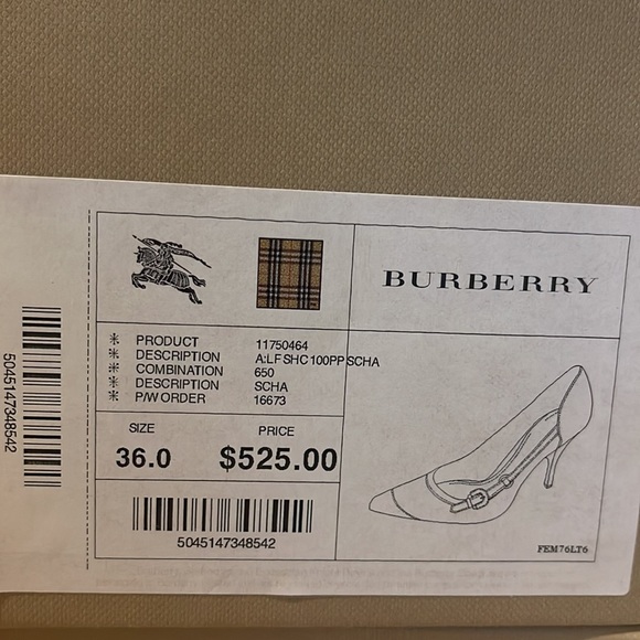 Burberry Metallic shimmer and nickel pumps size 36 - Picture 5 of 5